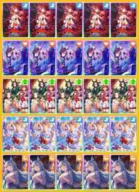 🔥初期🔥最強サポート5種完凸 ジュエル80800個 虹結晶1個 星3ウマ娘5種 SSR 48種|ウマ娘