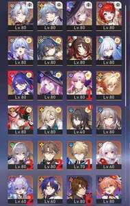 【引退アカウント】ファイノン+餅 マダム・ヘルタ+餅 トリビー 黄泉+餅  ロビン サンデー    |崩壊スターレイル(崩スタ)