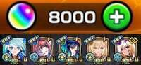 🌸オーブ8000個 エル・ネオ・ルシファーなど環境キャラ多数🌸|モンスト